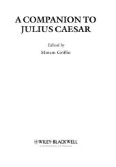 book A Companion to Julius Caesar