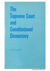 book The Supreme Court and Constitutional Democracy