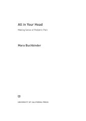 book All in your head: making sense of pediatric pain