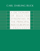 book A Dictionary of Selected Synonyms in the Principal Indo-European Languages