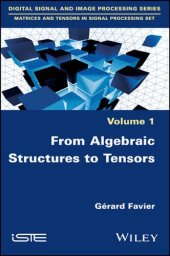 book From Algebraic Structures to Tensors (Digital Signal and Image Processing: Matrices and Tensors in Signal Processing Set)