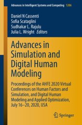 book Advances in Simulation and Digital Human Modeling