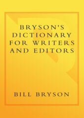 book Bryson's Dictionary for Writers and Editors