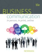 book Business communication : in person, in print, online