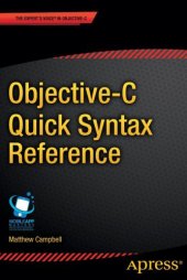 book Objective-C Quick Syntax Reference