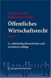 book Handbuch des öffentlichen Wirtschaftsrechts: Band 1 / Band 2