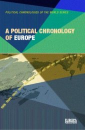 book A Political Chronology of Europe