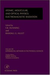 book Atomic, Molecular, and Optical Physics: Electromagnetic Radiation