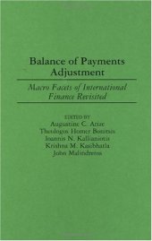 book Balance of Payments Adjustment: Macro Facets of International Finance Revisited