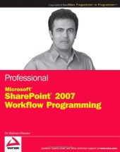 book Professional Microsoft SharePoint 2007 Workflow Programming