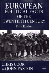 book European Political Facts of the Twentieth Century