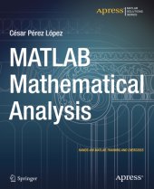 book MATLAB Mathematical Analysis