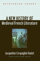 book New History of Medieval French Literature