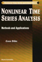 book Nonlinear time series analysis methods and applications