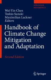 book Handbook of climate change mitigation and adaptation. Volume 4