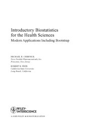 book Introductory biostatistics for the health sciences: modern applications including bootstrap