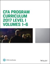 book CFA program curriculum 2017 Level I. volumes 1-6