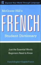 book McGraw-Hill's French Student Dictionary