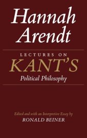 book Lectures on Kant's Political Philosophy