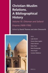 book Christian-Muslim relations: a bibliographical history volume 10