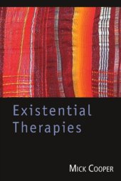 book Existential therapies