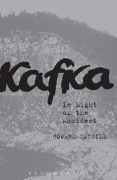 book Kafka - in light of the accident