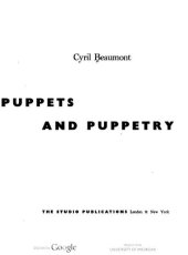 book Puppets and Puppetry