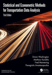 book Statistical and econometric methods for transportation data analysis.