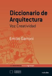 book Diccionario de arquitectura : voz creatividad