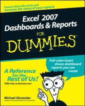 book Excel 2007 Dashboards & Reports For Dummies