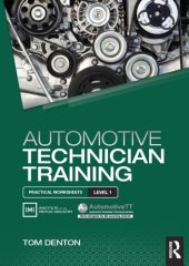 book Automotive technician training: practical worksheets level 1