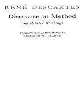 book Discourse on Method and Related Writings