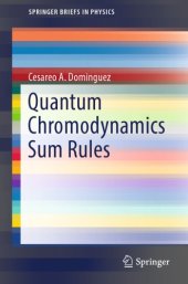 book Quantum chromodynamics sum rules