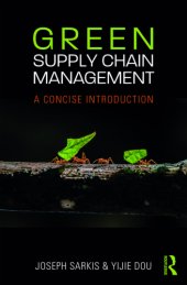 book Green supply chain management: a concise introduction