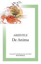 book Aristotle ; Anima (Focus Philosophical Library)