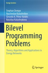 book Bilevel Programming Problems Theory, Algorithms and Applications to Energy Networks