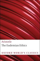 book The Eudemian Ethics (Oxford World's Classics)