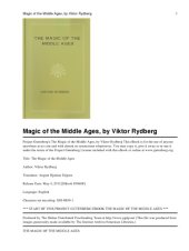 book The Magic of the Middle Ages