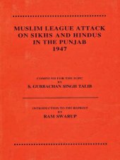 book Muslim League Attack On Sikhs And Hindus In The Punjab 1947