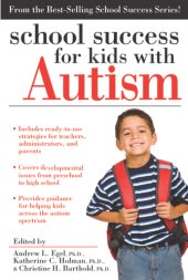 book School Success for Kids with Autism