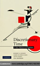 book Discretionary time: a new measure of freedom