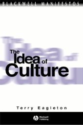 book The Idea of Culture