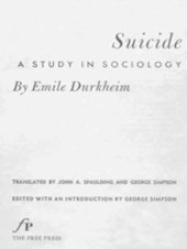 book Suicide: A Study in Sociology