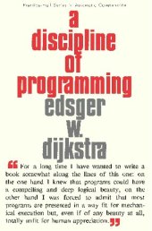 book A Discipline of Programming