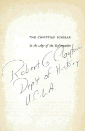 book The Christian Scholar in the Age of the Reformation