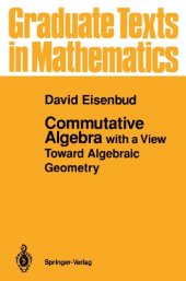 book Commutative Algebra: with a View Toward Algebraic Geometry