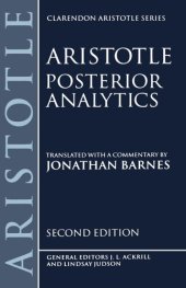 book Posterior Analytics (Clarendon Aristotle) (Clarendon Aristotle Series)