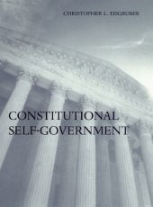 book Constitutional self-government