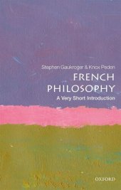 book French Philosophy: A Very Short Introduction