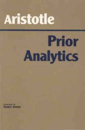 book Prior Analytics (Hackett Classics)